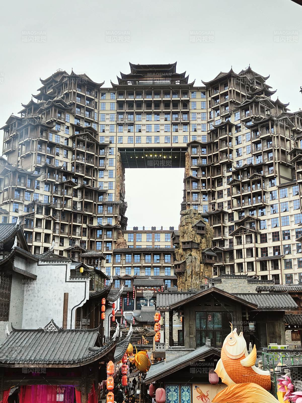 张家界七十二奇楼奇观图片