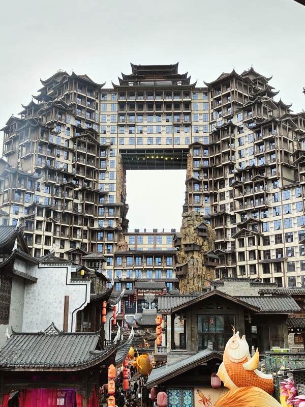 张家界七十二奇楼奇观图片
