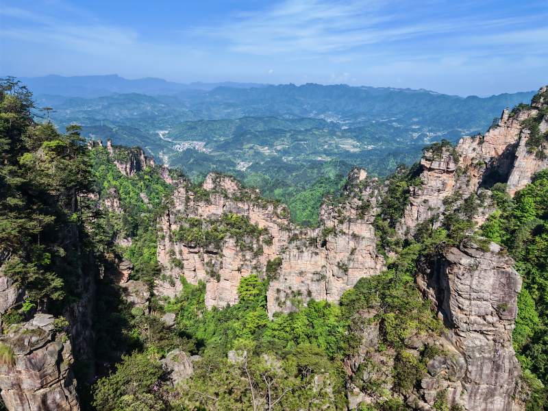 张家界奇峰翠谷风光图片