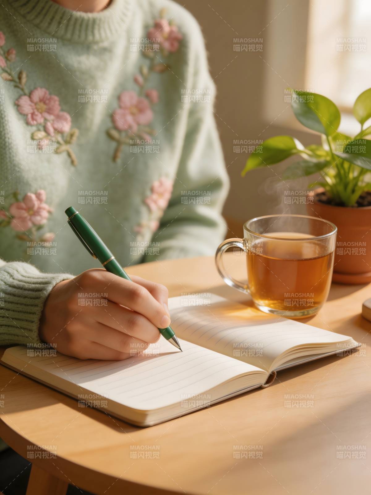 午后茶香 笔尖写时光图片