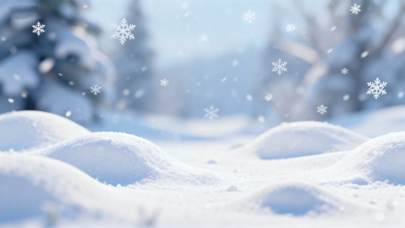 雪落无声 冬日静美图片