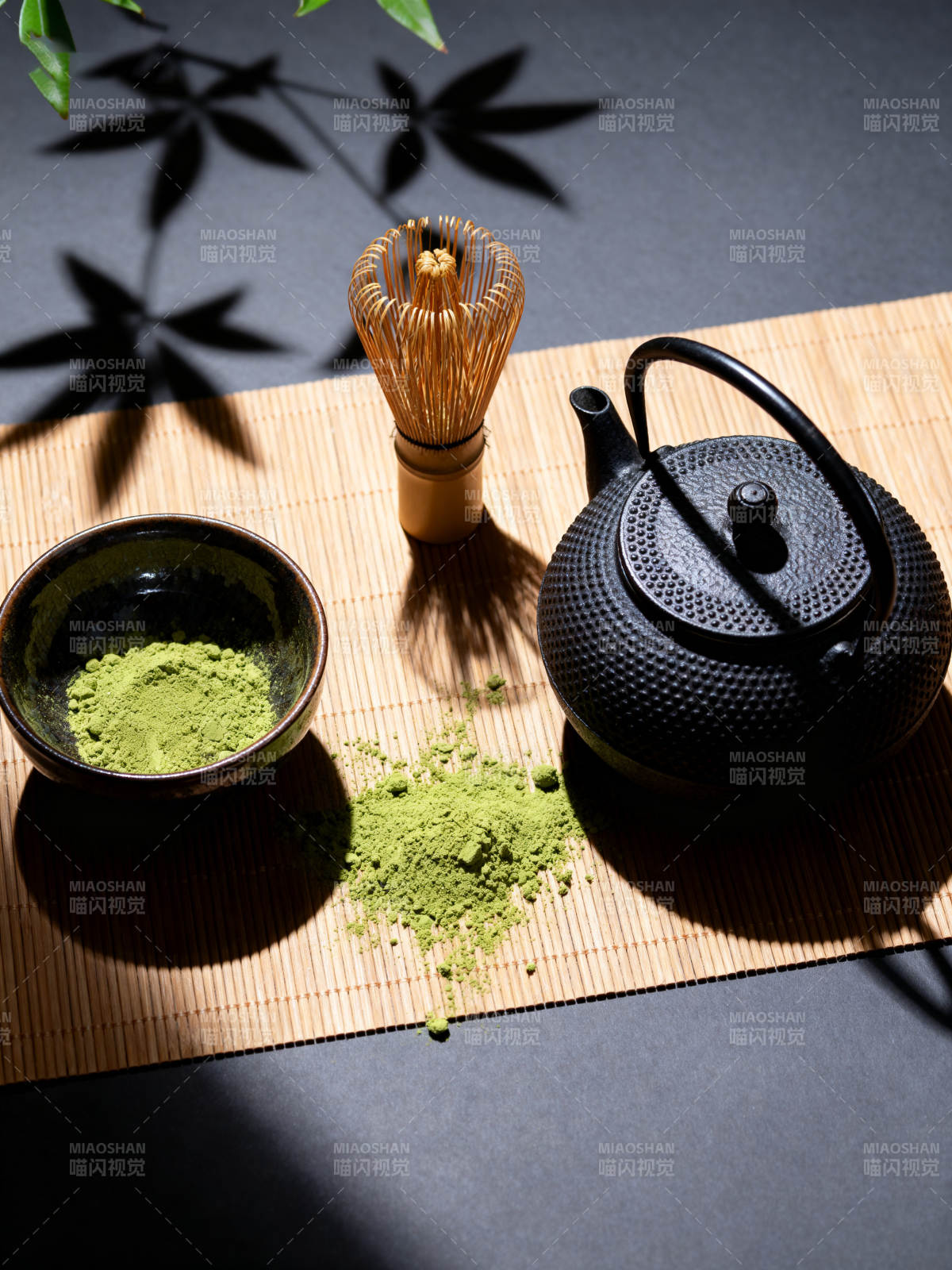 抹茶茶道 光影雅韵图片