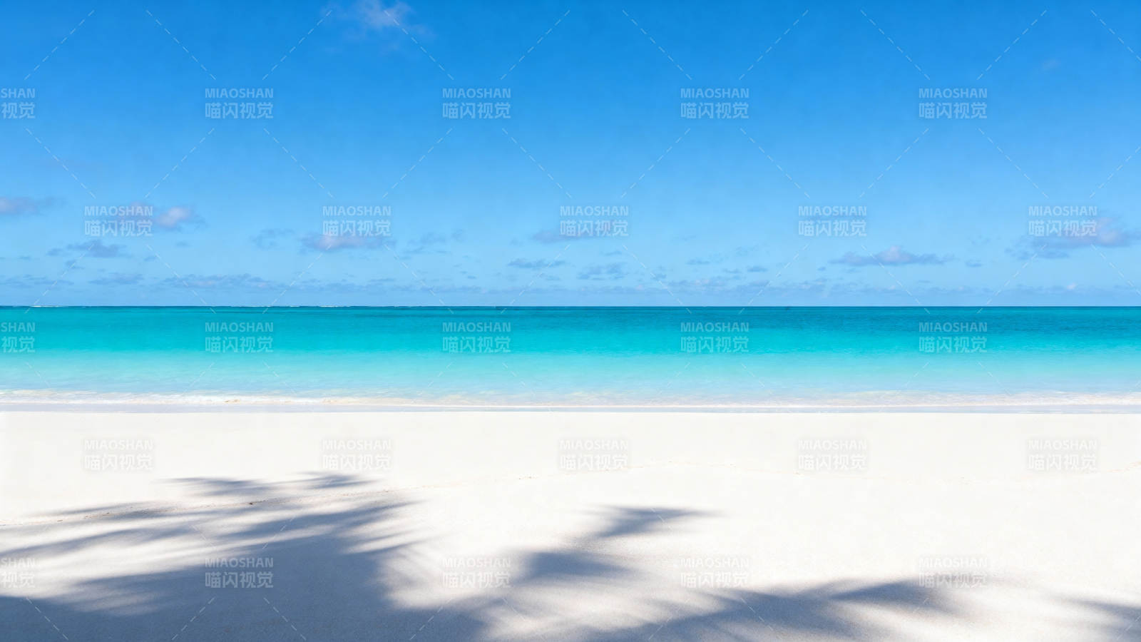 碧海白沙 椰影婆娑图片