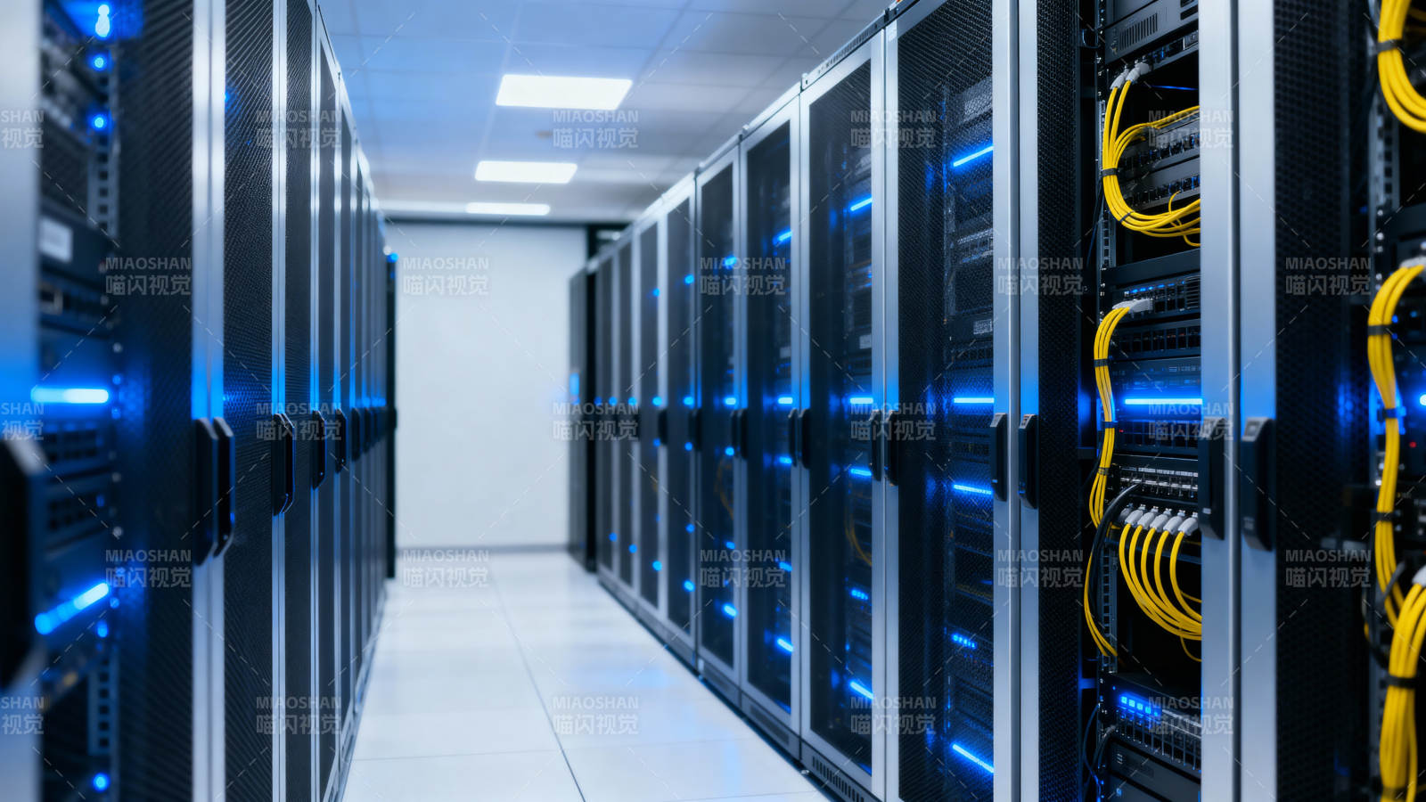 数据中心服务器机房图片
