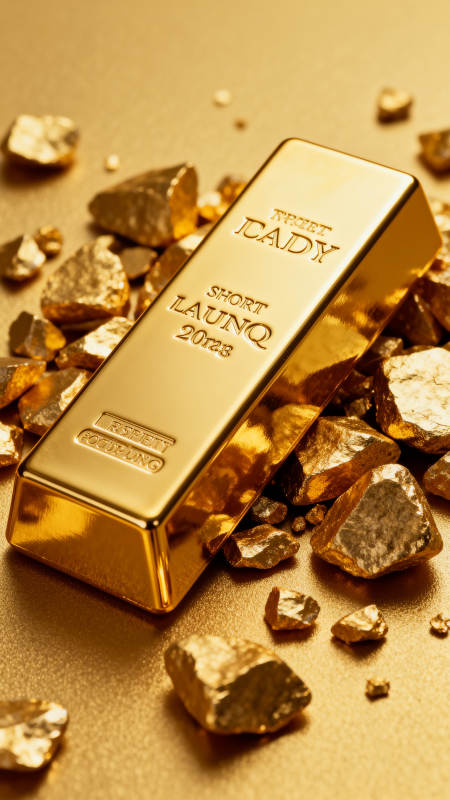 金条与金块 财富象征图片
