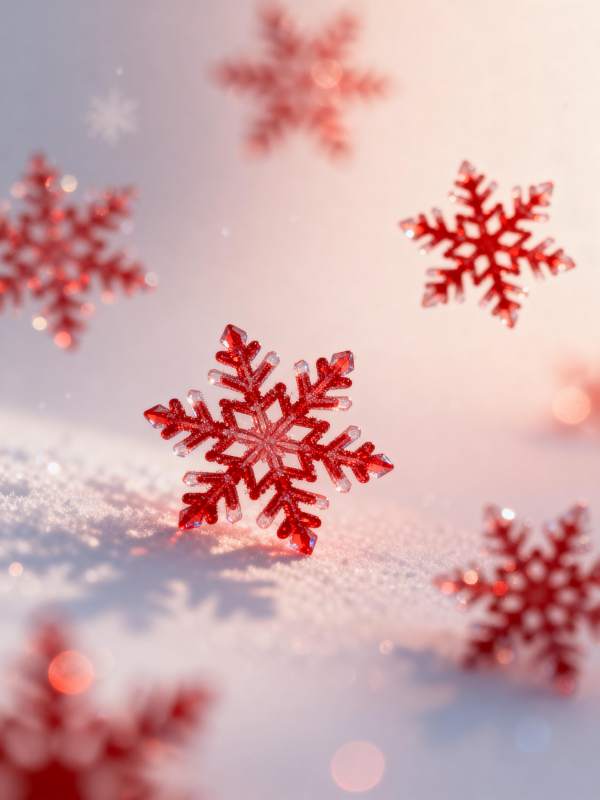红雪纷飞 冬日浪漫图片