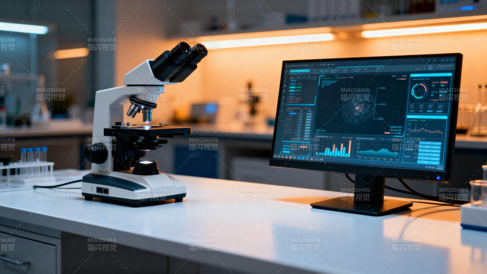 显微智析 实验室数字前沿图片