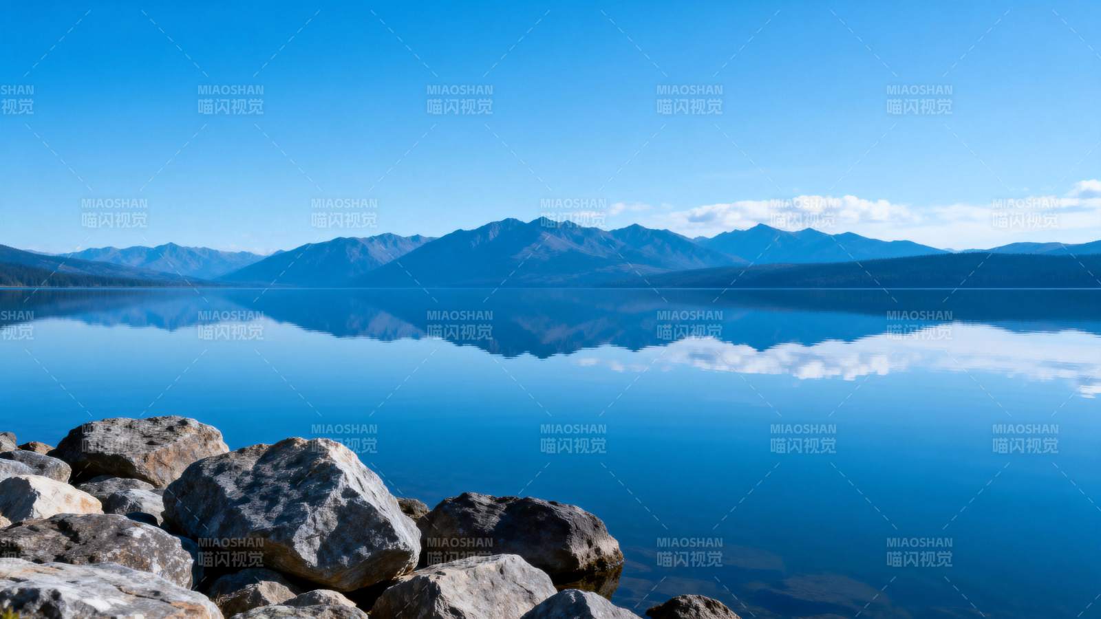 湖光山色 静美如画图片