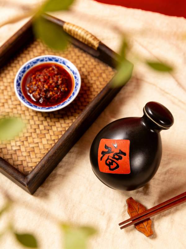 酒伴辣酱 福字添香图片