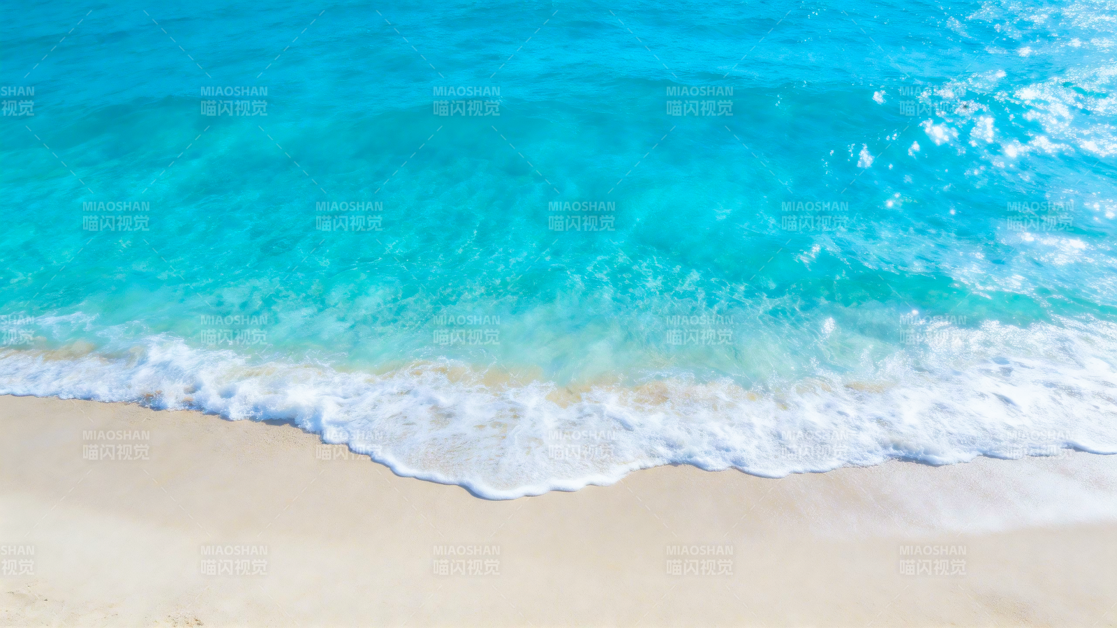 碧海轻抚白沙岸图片
