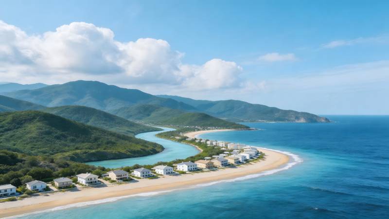 碧海青山伴别墅 天堂海岸线图片