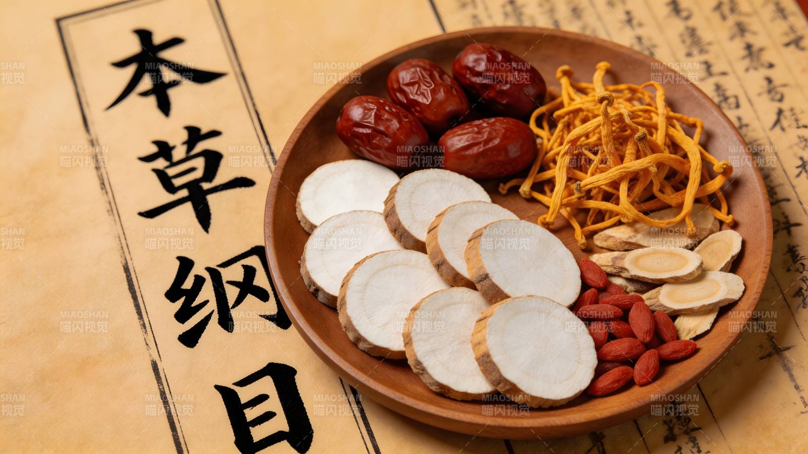 本草纲目药材盘图片