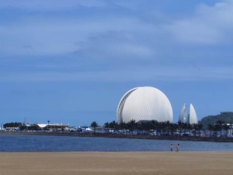 珠海日月贝海滨风光图片