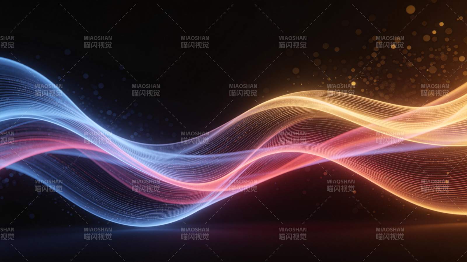 流光溢彩 梦幻波纹图片