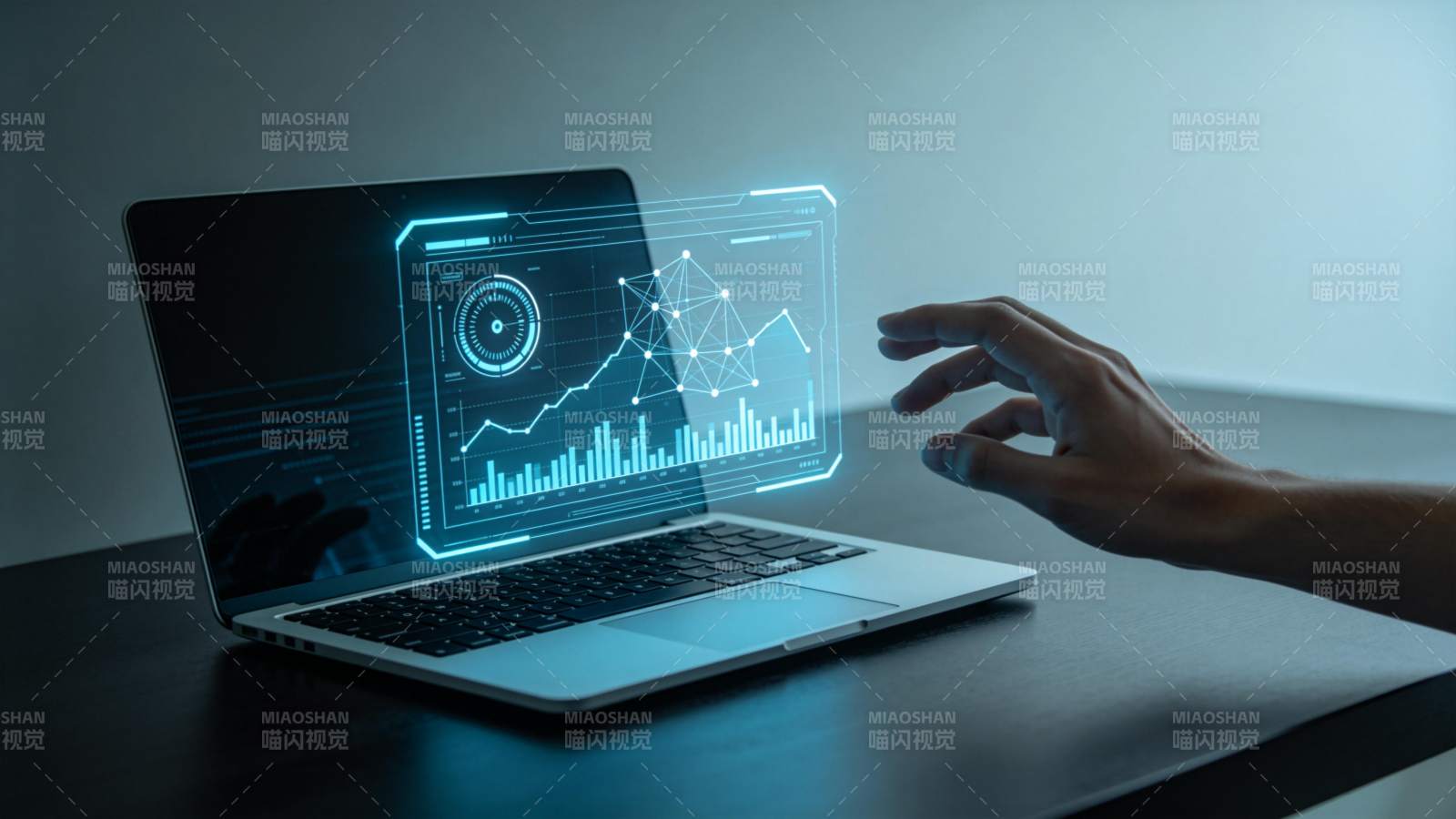 未来科技 全息数据交互图片