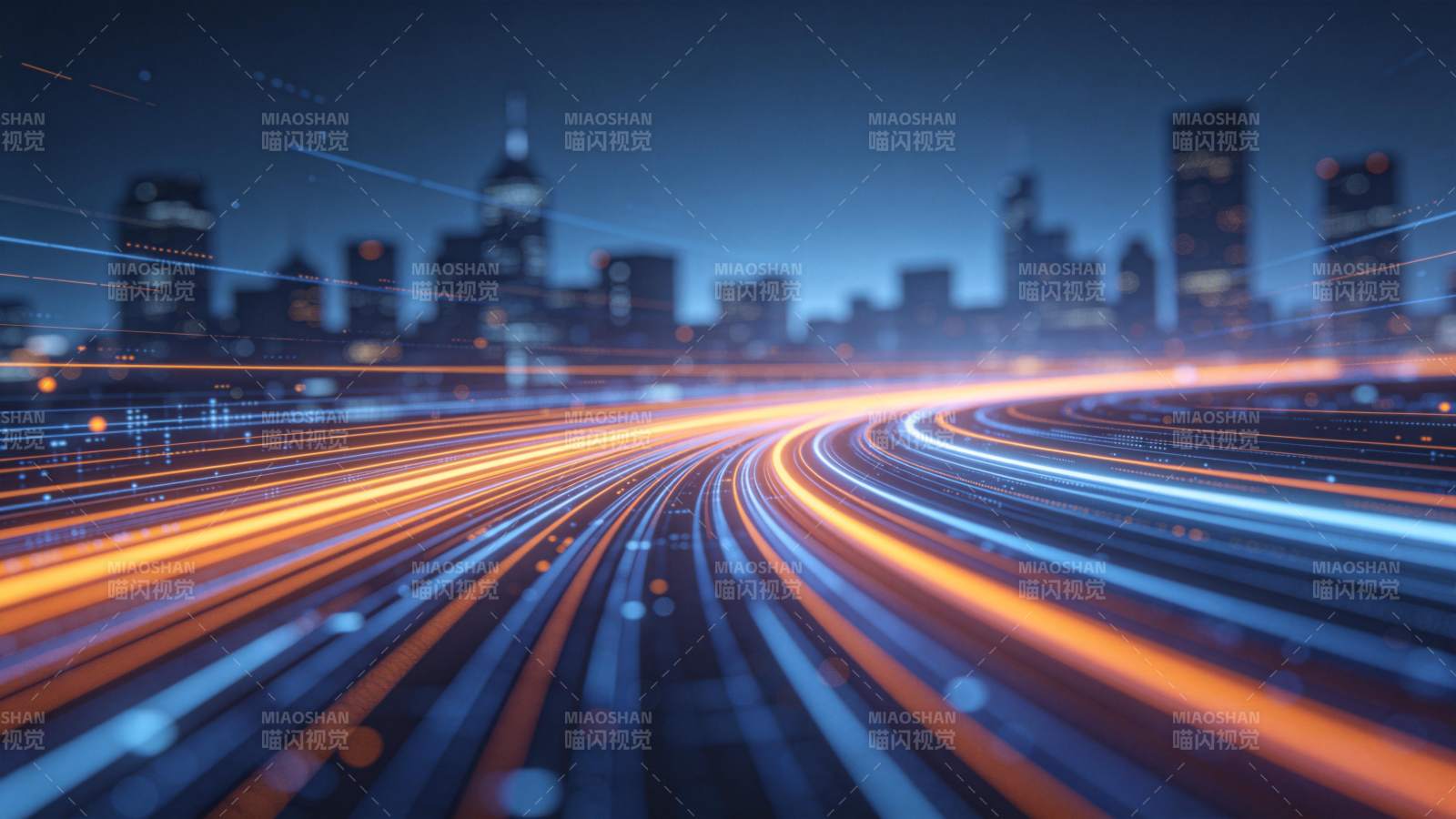 夜城光轨 疾驰未来图片