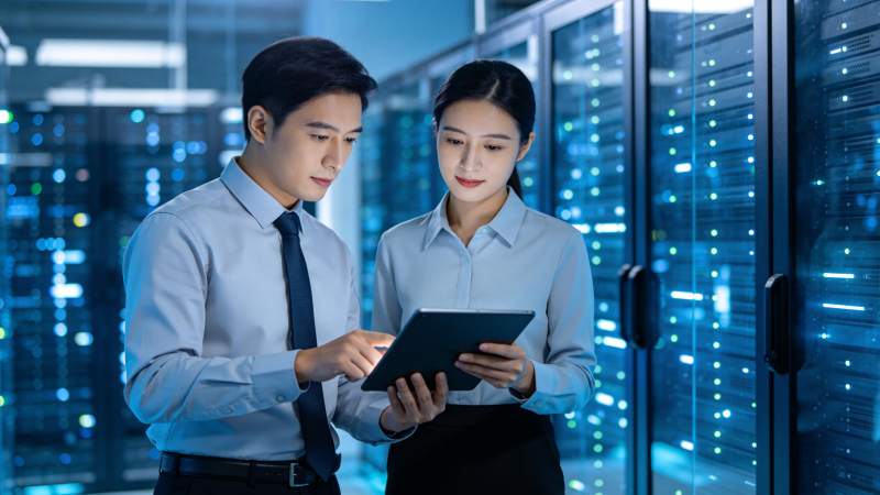 机房运维 平板查数据图片