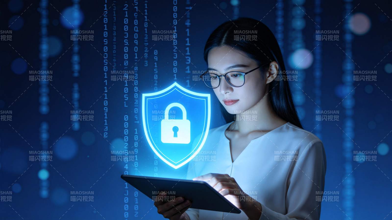 数字盾牌守护网络安全图片