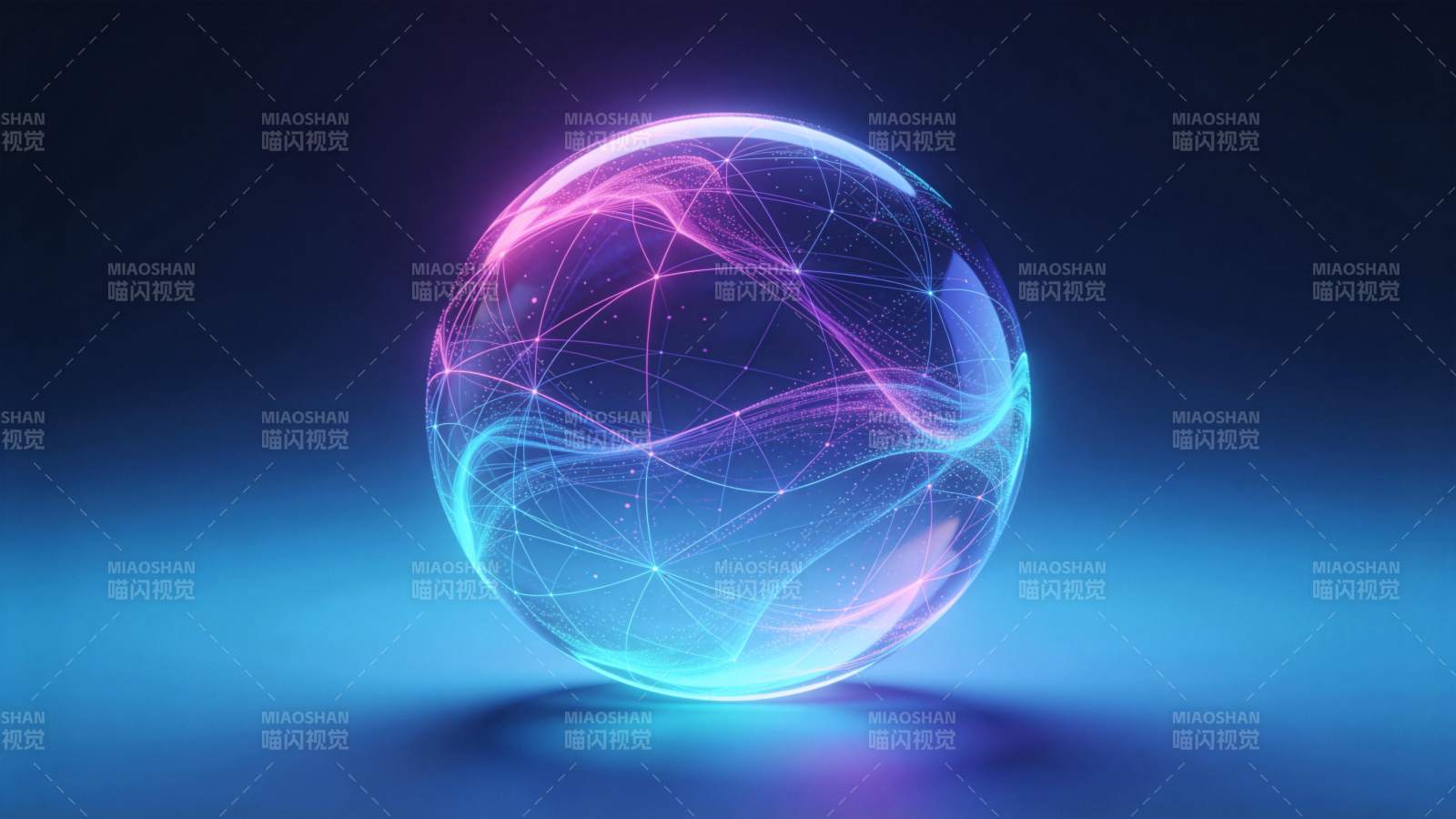 霓虹光球 未来科技之美图片