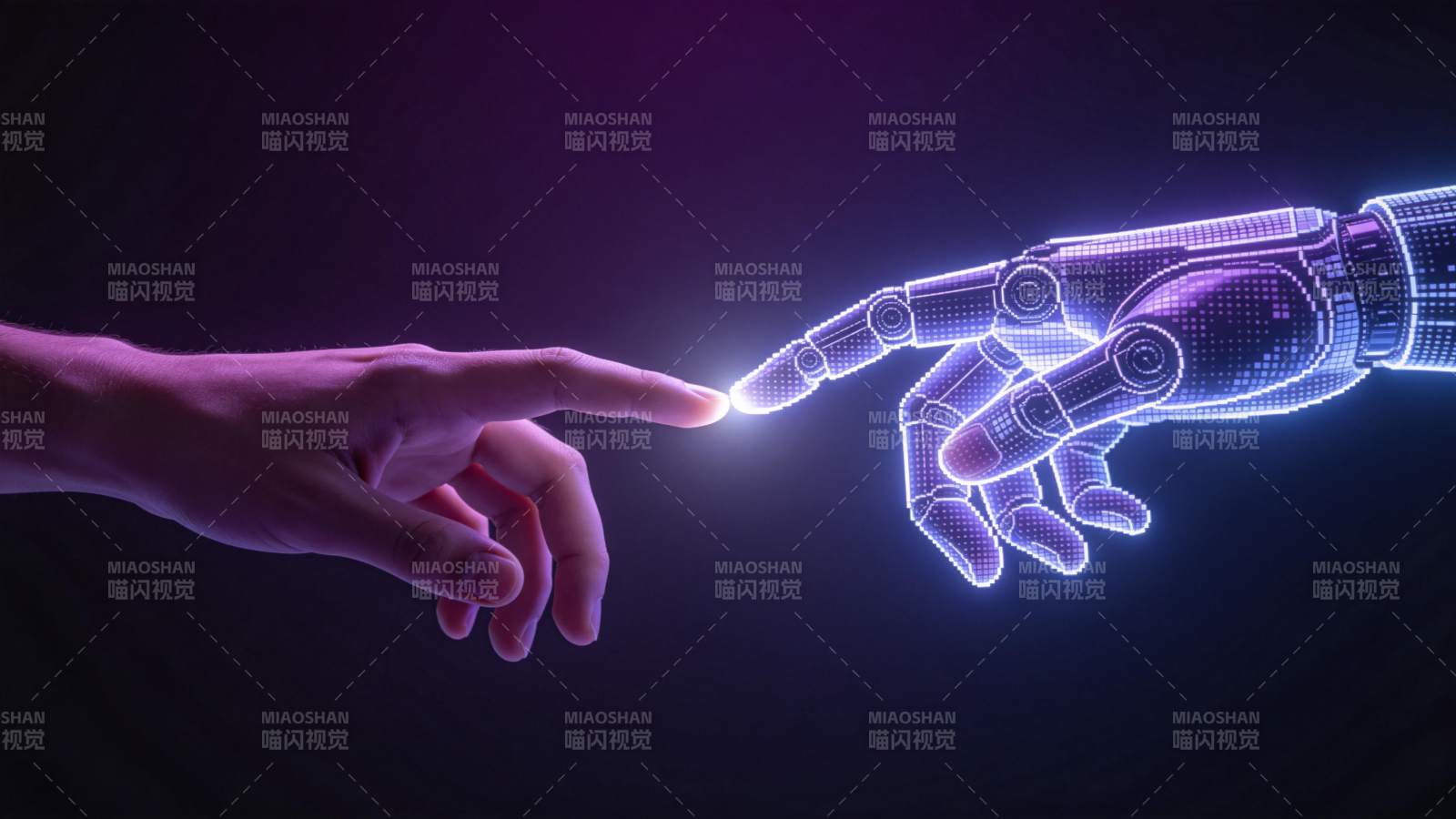 人机指尖触碰 光启未来图片