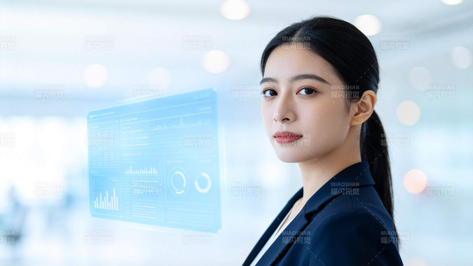 科技女性 智控未来图片