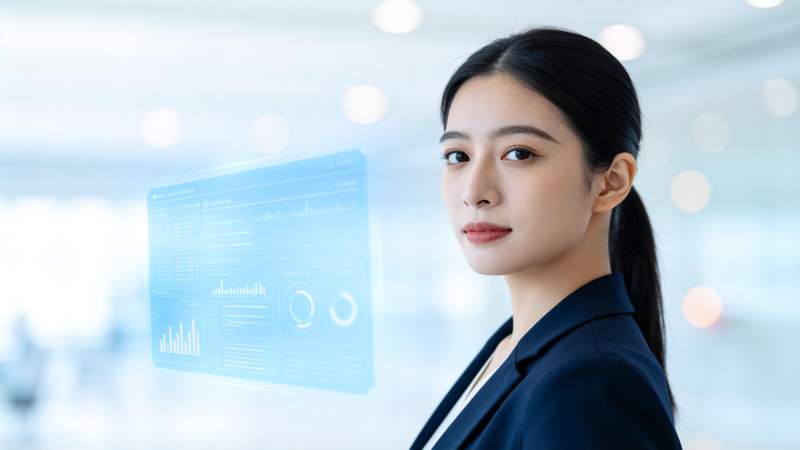 科技女性 智控未来图片
