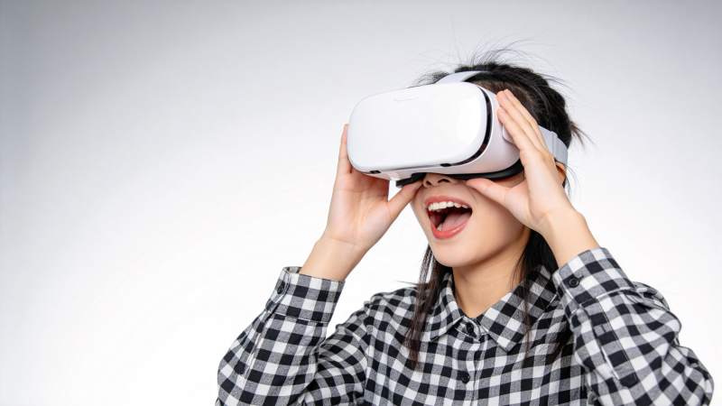 VR体验惊喜瞬间图片