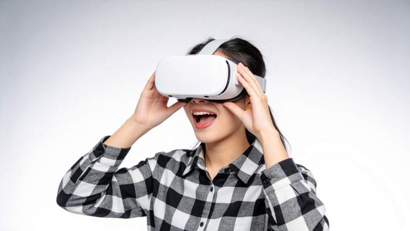 VR体验惊喜瞬间图片