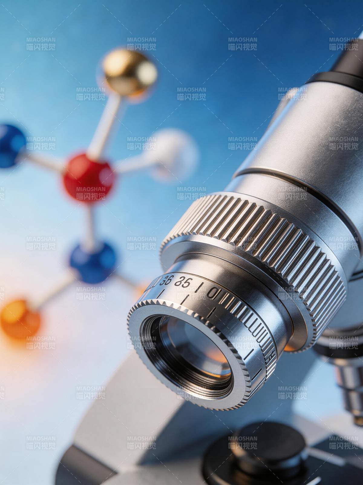 显微镜下的分子世界图片