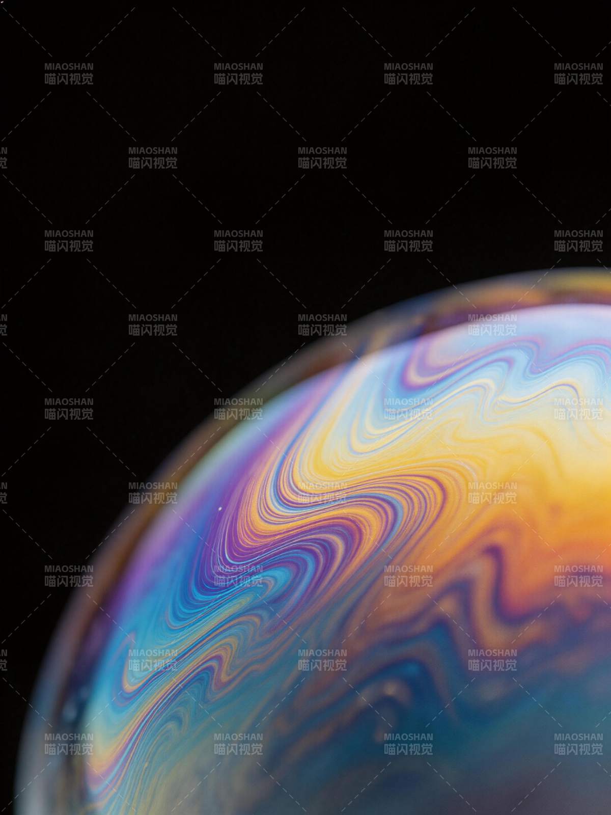 彩色泡泡特写 梦幻 swirls图片