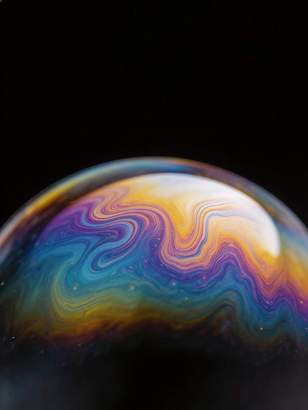 彩泡流光 梦幻漩涡图片