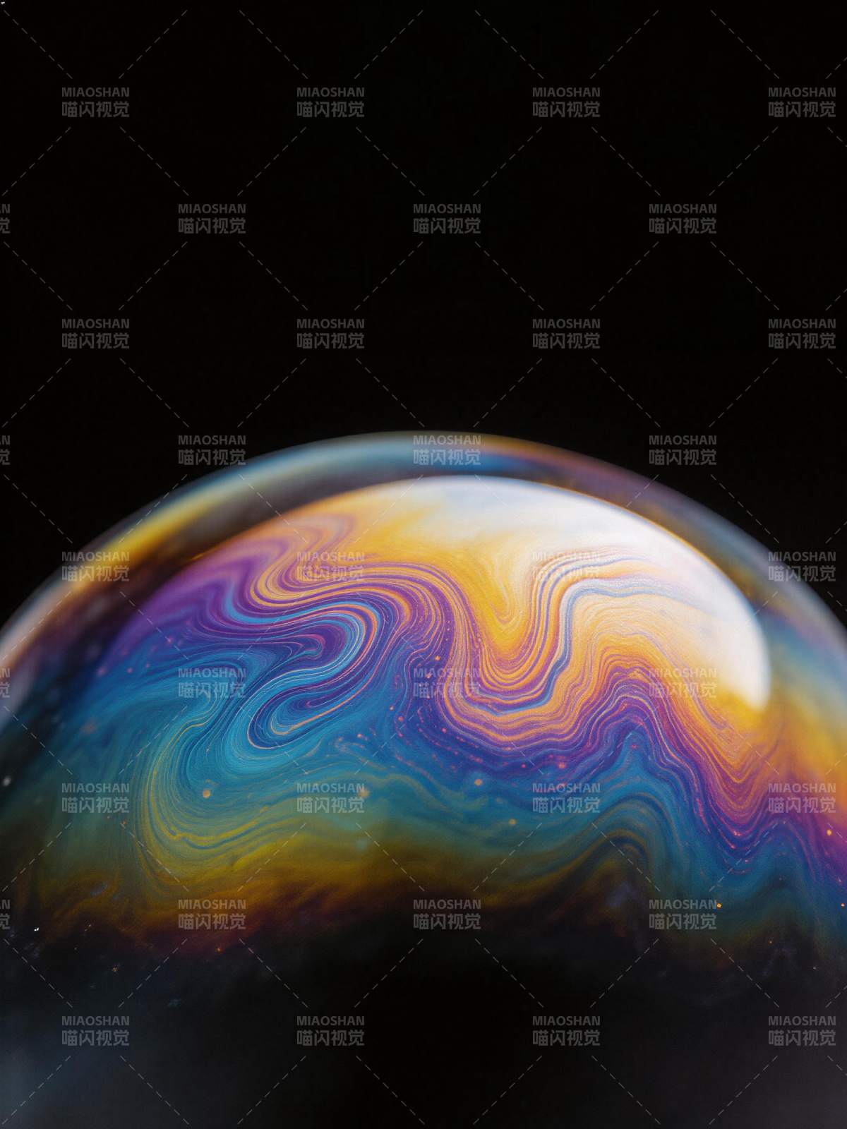 彩泡流光 梦幻漩涡图片