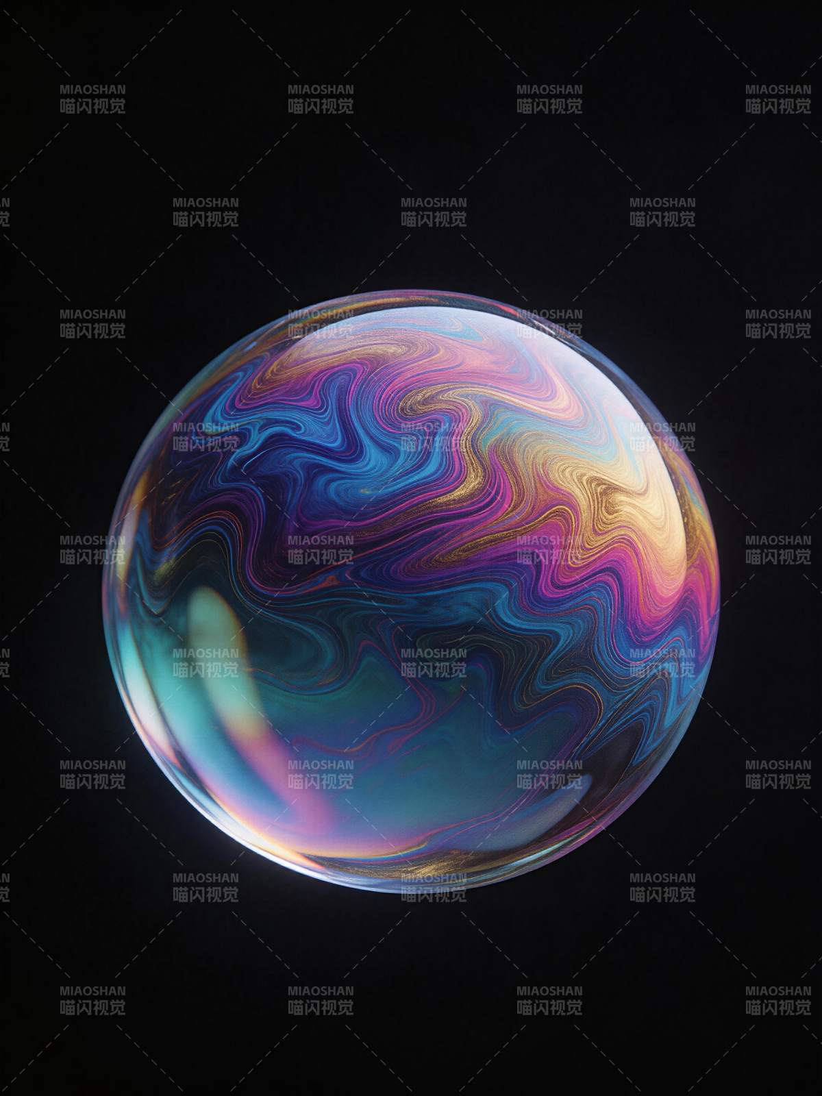 彩泡幻梦 流光溢彩球图片