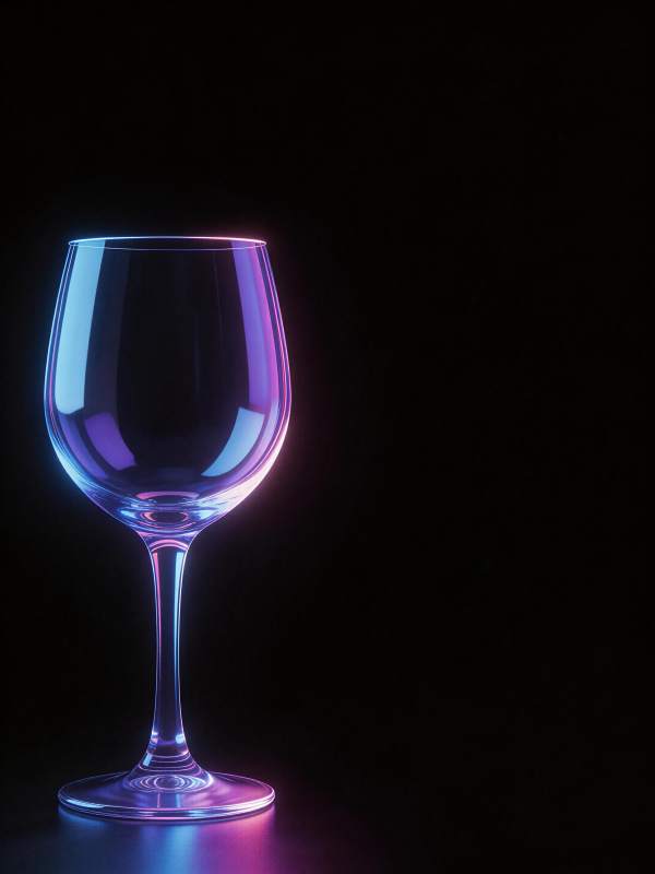 霓虹酒杯 暗夜流光图片