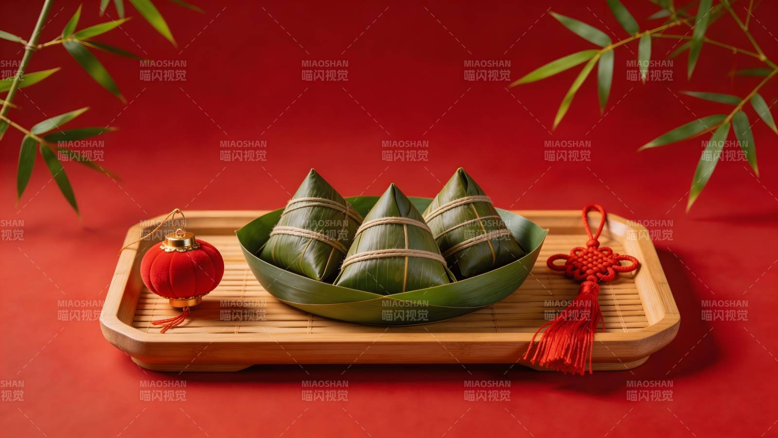 端午粽香 竹影红韵迎佳节图片