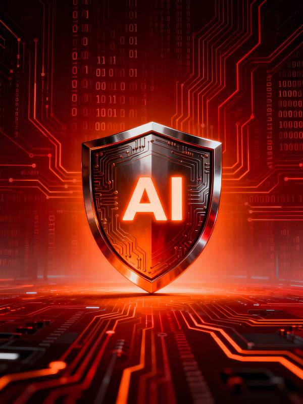 AI盾牌 数字安全守护者图片
