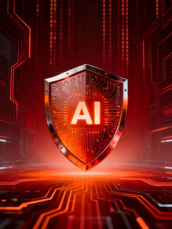 AI盾牌 数字安全守护者图片