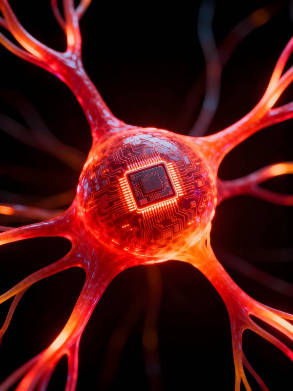 神经芯片 生物与科技融合图片