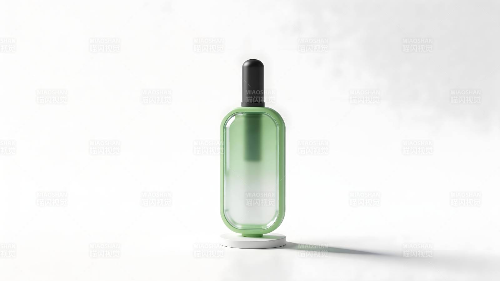 绿瓶滴管 简约清新设计图片