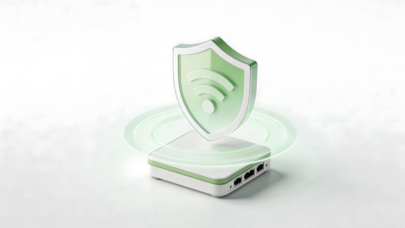 WiFi安全盾防护路由器图片