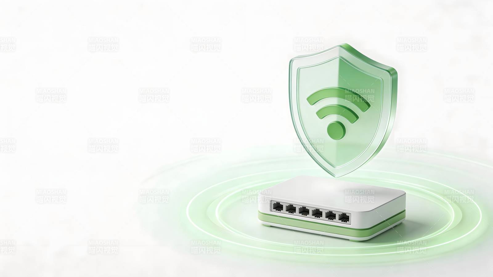 WiFi安全盾护路由器图片
