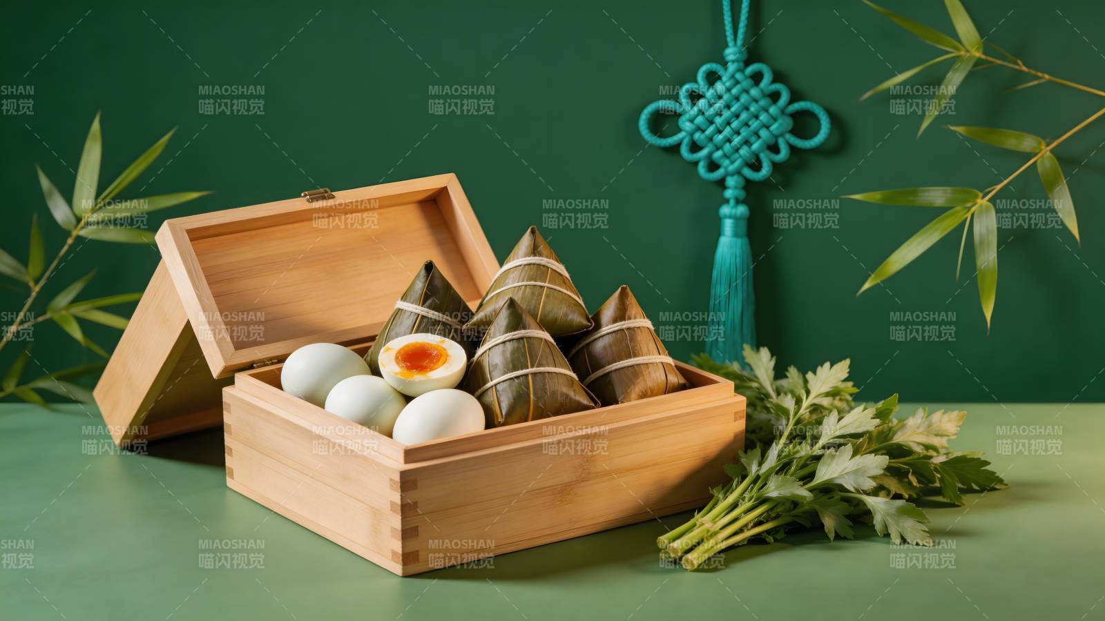 端午粽香 艾草伴节情图片