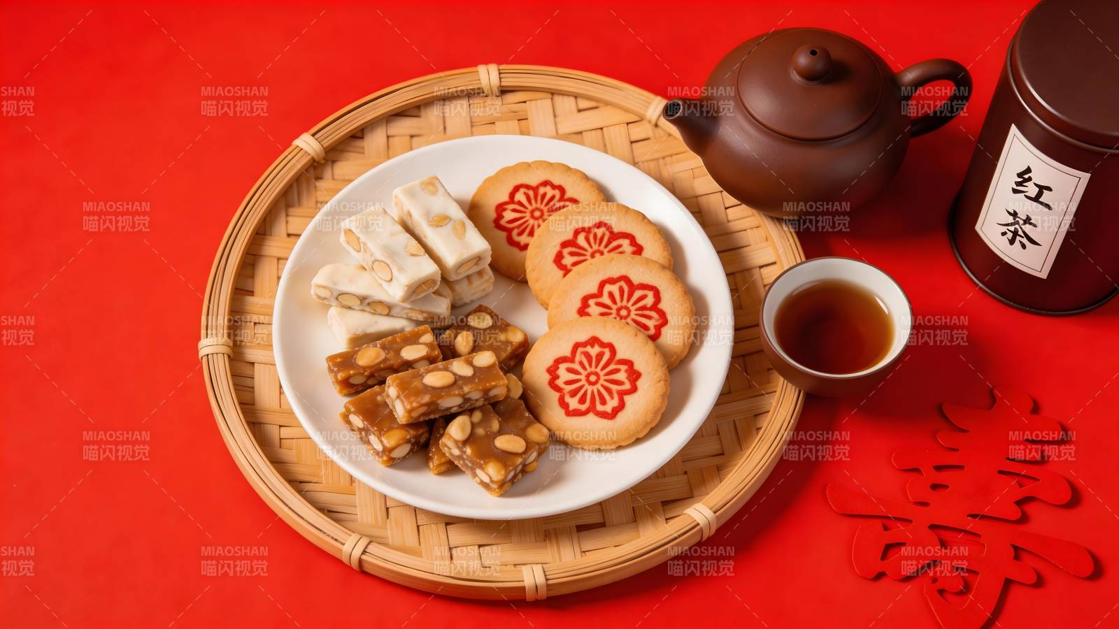 新春茶点 喜庆团圆味图片