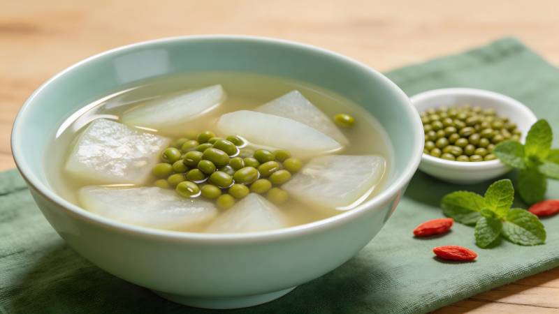 绿豆冬瓜汤 清热解暑佳品图片