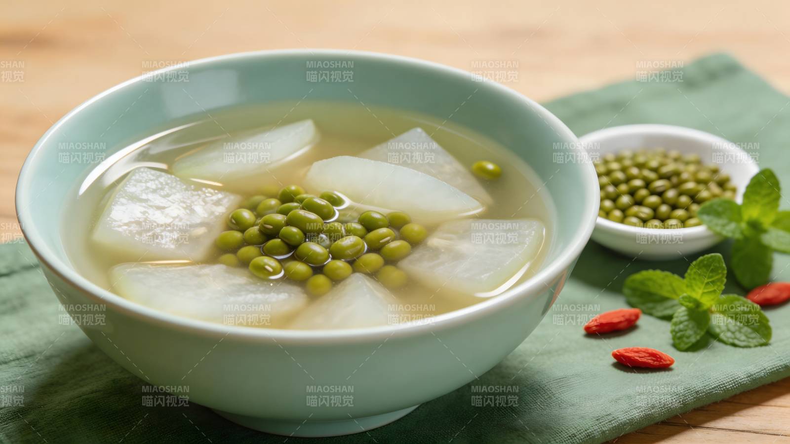 绿豆冬瓜汤 清热解暑佳品图片