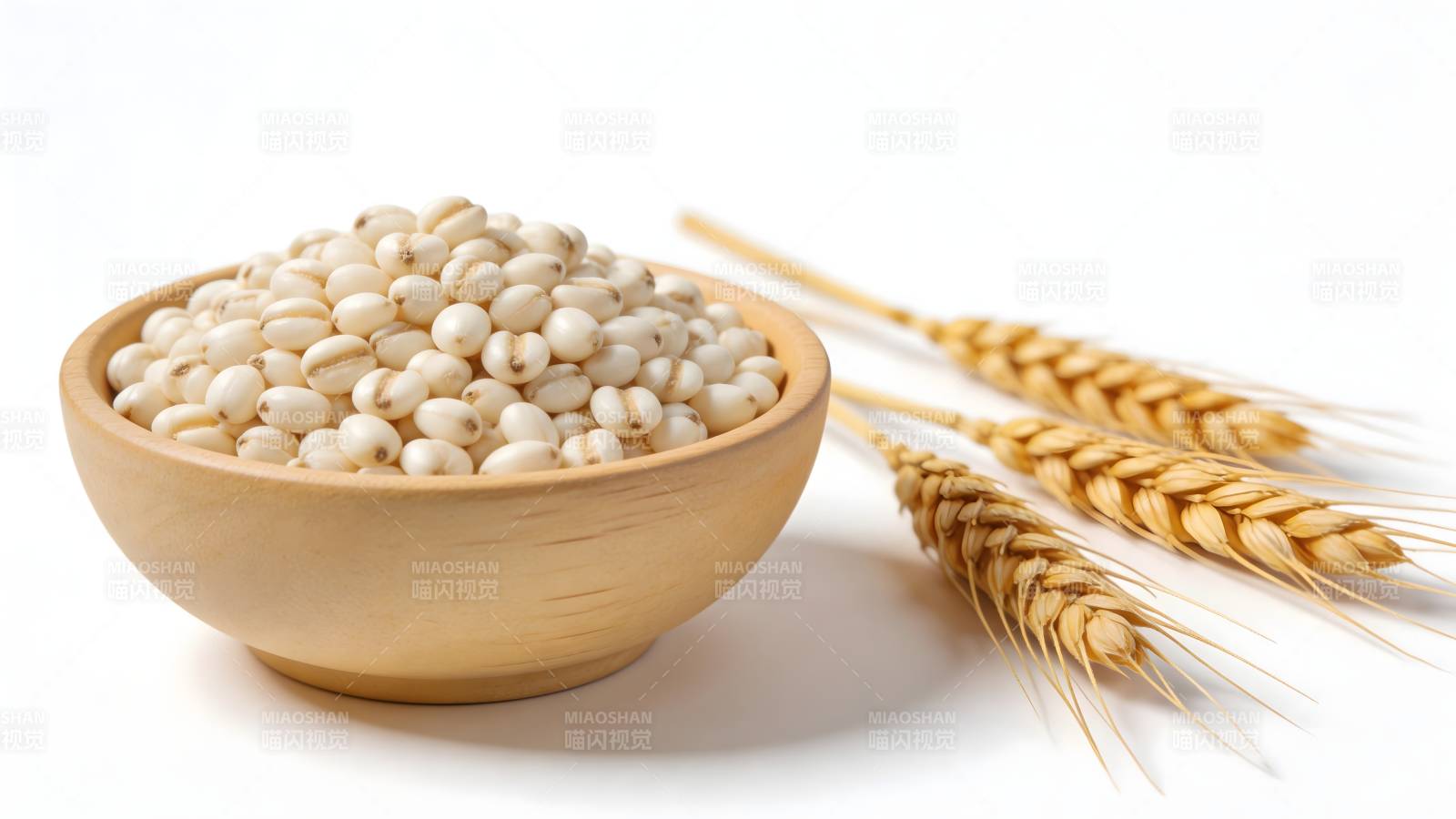 麦粒与麦穗 丰收的象征图片
