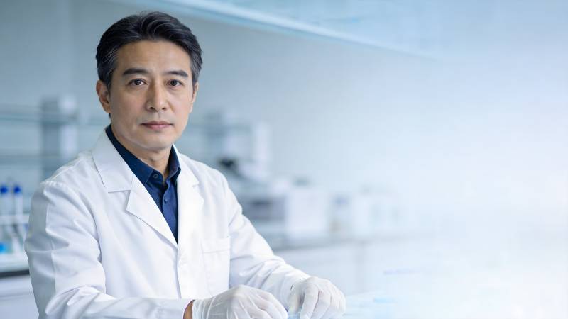 实验室中的专业医生图片