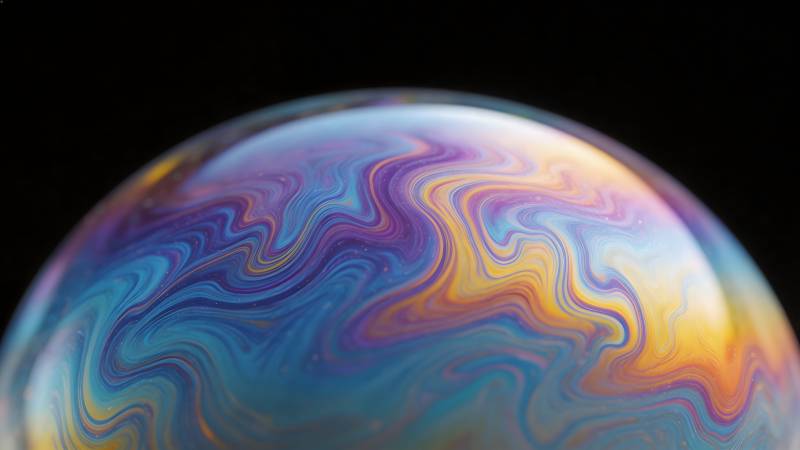 彩泡流光 梦幻漩涡图片
