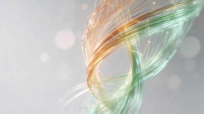 光丝旋舞 梦幻流光图片