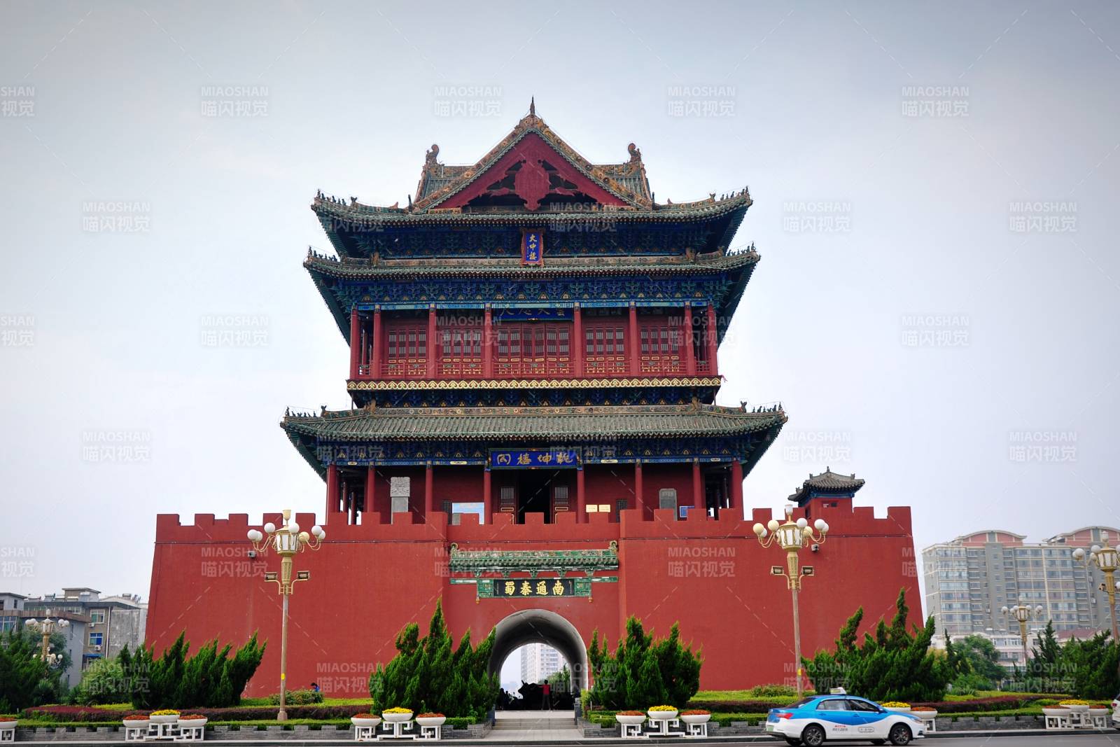 山西临汾大中楼（鼓楼）始建于北魏图片